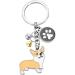 ENSIANTH Dog Keychain Gifts | Perfect Puppy Paw Print Keyring for Dog Lovers Owners & Moms - Buy Online on GoSupps.com