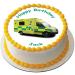 AMBULANCE EMERGENCY MEDICAL VEHICLE 7.5" PREMIUM Edible ICING Cake Topper D2 - Buy Online on GoSupps.com
