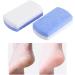 Pumice Stone Set for Feet | Callus Remover Scrubber Pedicure Exfoliator Tool | Double Sided Glass Pumice Stone | Smooths Skin on Feet, Hands, and Body - Blue - Buy Online on GoSupps.com
