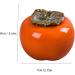 Alipis Persimmon Ceramic Jar Candy Jar Kitchen Canisters Tea Containers Ceramic Can With Cover Bottle 1 - Buy Online on GoSupps.com