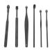 6-in-1 Stainless Steel Ear Wax Removal Kit | Reusable Ear Pick Tools with Storage Box (Black) - Buy Online on GoSupps.com