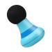 Magiclulu electric tools 1stk fasciae massage Massage for the body portable mini massage device Tool Small hand massager Small massage device handheld gravel gel 11.5x7.5cm blue