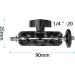 CAMVATE Universal Magic Arm 1/4 -20 Thread (Black 2 Pieces) - 2080 | Multi-functional Mounting Solution - Buy Online on GoSupps.com