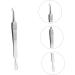 BIUDECO 9 Pcs Clip Spot Tweezers Comedone Blackhead Pimple Removal Kit Remover Silver Stainless Steel - Buy Online on GoSupps.com