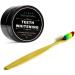 Organic Activated Charcoal Teeth Whitening Powder with Bamboo Toothbrush - Buy Online on GoSupps.com