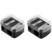 2pcs Dual Hole Eyeliner Sharpeners for Lip, Eyebrow, and Eye Pencils - Buy Online on GoSupps.com