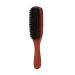 Wild boar brass brush beard brass wild boar bristle brush men professional facial shave beard mustache mustache cleaning barber salon appliance tool