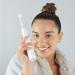 MOUTHARMOR Electric Sonic Toothbrush with Travel Case, 4 Brush Heads, Wireless Charging - White - Buy Online on GoSupps.com