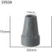 MCAORI Walking Stick Tip Pads End Rubber Caps Walking Cane Replaceable Tip Caps Hiking Stick Protectors Cover for Anti-Skid Tip - Buy Online on GoSupps.com