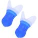 Noise Cancelling Earplugs - Waterproof Silicone Earplugs for Swimming & Flying - Black Sealing Bottle Included (Blue - Buy Online on GoSupps.com