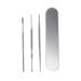 Ear Spoon 3pcs Ear Cleaning Kit Ear Wax Removal Tool Ear Cleaner Ear Spoon Earmuffs Stainless Steel Silver Set Ear Cleaners Ear Spoon Ear Spoon Wax Remover Ear Wax Cleaner Ear Suit