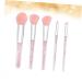 5 Set Powder Brush Face Painting Makeup Kit for Women - Diamond Blush & Eyebrow Brushes - Travel-Friendly Pink Suite - Perfect Facial Cosmetics Tool - Buy Online on GoSupps.com