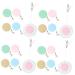 FOMIYES 20 Pcs Phone Screen Wiper Cleaning Supplies Eyeglasses Cleaning Cloths Eyeglass Wipes Electronic Wipes Lens Cleaner Wipes Eye Glass Clean Cloths Eye Glasses Wiper Screen Wipes Random Colorx4pcs 3.5X3.5X1.6CMx4pcs