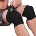 C.P.Sports Kniebandage - 200cm-250cm T25 | Velcro-Free Strength Bandage for Bodybuilding Powerlifting & Cross-Training | Camouflage Black | Optimal Support for Men & Women - Buy Online on GoSupps.com