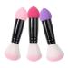 FOMIYES 2 in 1 Makeup Brush - Dual-Ended Brush with Sponge Puff for Foundation Concealer Eyeshadow & Blush - International Shipping Available - Buy Online on GoSupps.com