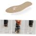 NOLITOY Sports Insoles - Gel & Leather Arch Supports for Ultimate Comfort | Breathable Foot Protector Inserts - Size 6 - International Shipping Available - Buy Online on GoSupps.com