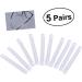 Uonlytech Anti-Slip Handle for Glasses - Silicone Accessories | 5 Pairs of White Medium Anti-Slip Glasses Brackets - Buy Online on GoSupps.com