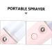 BIUDECO 1pc Portable Humidifier Face Mist Sprayer Machine Facial Steamer Plastic Student Usb Small Fan Pink 14.5X4CM Pink - Buy Online on GoSupps.com