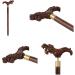 Wooden Walking Stick Solid Cane Walking Stick Wood Carving Crutches Walking Aid for Elderly Pregnant Women (Color : 2 Size : A) 4 A - Buy Online on GoSupps.com