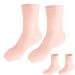 Moisturising Socks Silicone Socks for Women Gel Socks Aloe Socks Spa Pedicure Silicone Socks for Women Repairing Dry Cracking Foot Skin and Softening Rough Skin (Skin)
