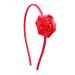 Rose Headband Hair Band Rose Hair Accessories for Girls Women Valentine's Party Birthday Wedding Celebration (Red)