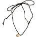 Vsilay Y2K Pearl Heart Necklace - Adjustable Black Rope Chain for Women & Teen Girls | Trendy Gold Accessory - Buy Online on GoSupps.com
