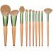 Evvmnaks Makeup Brush Set 10 Pieces Makeup Brush Bag Super Soft Blusher Powder Brush Eyeshadow Brush Highlighter - Buy Online on GoSupps.com