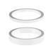 10PCS Bicycle Chainring Bolt Spacers Washer Aluminum Alloy Double Ring to Single Gasket for Bike Headset Chainwheel Chainring 10mm Inner Diameter 2mm Thickness