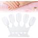 4 Colors Nail Color Card - 50 pcs Nail Art Practice Tips for Manicure and Polish Gel Display (3# Transparent) - Buy Online on GoSupps.com