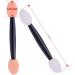 YIUIRUOI Disposable Eyeshadow Applicator Make up Eyeshadow Brushes Double Sided Sponge Applicator with Storage for Women and Girls (50Pcs) - Buy Online on GoSupps.com