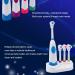5-Set Rotating Electric Toothbrush for Kids - Battery-Operated 4 Interchangeable Heads Multicolored Oral Hygiene Solution for Toddlers & Babies - Buy Online on GoSupps.com