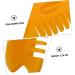 FOMIYES 2pcs Comb Multitools - Acupuncture Head Massager & Gua Sha Hairbrush Scraping Tool Heat Jade Massage Board - Orange 9.5X5.8X1cm - International Shipping Available - Buy Online on GoSupps.com