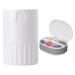YLWX Pill Cutter Grinder Tablet Cutting Grinding Pill Crushing One Point Four Milling Pill Crusher Portable Pillbox (Color : White)