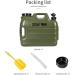 DESERT & FOX 4.8Gal PE Water Storage Carrier with Spigot - Portable Green Bucket for Camping, Hiking, Picnic, BBQ - Buy Online on GoSupps.com