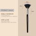 Small Fan Brush | Professional Korean Makeup Brush | Premium Synthetic Bristles for Flawless Makeup Finish - Buy Online on GoSupps.com