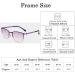 GHARAZ Foldable Bifocal Reading Glasses for Women - Photochromic Modern Computer Aid in Purple (Size: 2.0+) - Buy Online on GoSupps.com