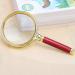 Magnifying Glasses for Hobbies Reading Magnifier 8 Times Handheld Magnifying Glass Reading Reading Magnifying Glass Gold-Plated Edge Wooden Handle 6cm7cm8cm Length 9cm Vision - Buy Online on GoSupps.com