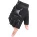 Integkoos Children's Racing Bike Gloves - Half-Finger MTB & Roller Skate Anti-Slip Training Gloves for Young Girls - Short Sports Gloves for Riding Fishing Golf - Black - Buy Online on GoSupps.com