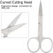 Stainless Steel Small Eyebrow Scissors for Grooming Beauty Tool - Eyebrows, Beard, Eyelashes Trimming - Buy Online on GoSupps.com