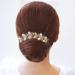Hair Combs Slides Hair Comb Clips for Women Hair Piece Pins with Pearl Rhinestones Hair Accessory - Buy Online on GoSupps.com