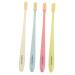 Mobestech 16 Pcs Toothbrush Tongue Brush Soft Fur Cotton Brush Travel Plastic 1 Piece (Pack of 1) As Pictured X 4 Pieces