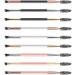 Dajidafu Eyebrow Brush Rose Gold Handle Professional Foundation Tinting Multi-colored Brow Brushes Eyeshadow Making Eyeliner White/Rose Gold - Buy Online on GoSupps.com