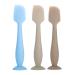 3 pieces of baby Windel cream appliangator made of soft silicone with suction foot baby-po paste spatula for babies po-pastes spatula mini diaper rash cream brush soft silicone durable mini