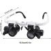 Head Mount Magnifying Glasses - Dual Lens Eye Loupe | Hands-Free Bracket 8X 15X 23X with 2 LED Lights for Close Work | Magnifying Glasses | Jeweler Magnifying Glasses - Buy Online on GoSupps.com