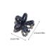 MILISTEN Mini Rhinestone Hair Claw Clips for Women Girls - 2pcs Flower Shape Non-Slip Jaw Clips - Buy Online on GoSupps.com