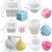 6Pcs Silicone Candle Making Kit with Yarn Ball, Bubble, 3D Rose, Cake, Soy Wax, and Soap Molds - DIY Scented Candle and Baking Desserts - Buy Online on GoSupps.com