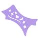 Winged Eyeliners Tool | Soft Precision Eyeliners Tool Precision Beveled Design Eye Liners Reusable Cleaning Cloths for Women Purple