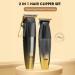 Hair Clipper And Trimmer Set Rechargeable Barber Salon Household Hair Clipper Beard Shaver Cordless Hair Cutting Kit - Buy Online on GoSupps.com