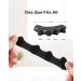 Meto Toe Separators (2 Count) - Toe Spacers, Straighteners, Stretcher & Bunion Corrector for Women/Men in Black - Buy Online on GoSupps.com