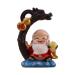 1pc Cake Toppers Cake Decorations Longevity Doll Decor Birthday Cake Decor Cake Embellishment Birthday Peach Tree Stump